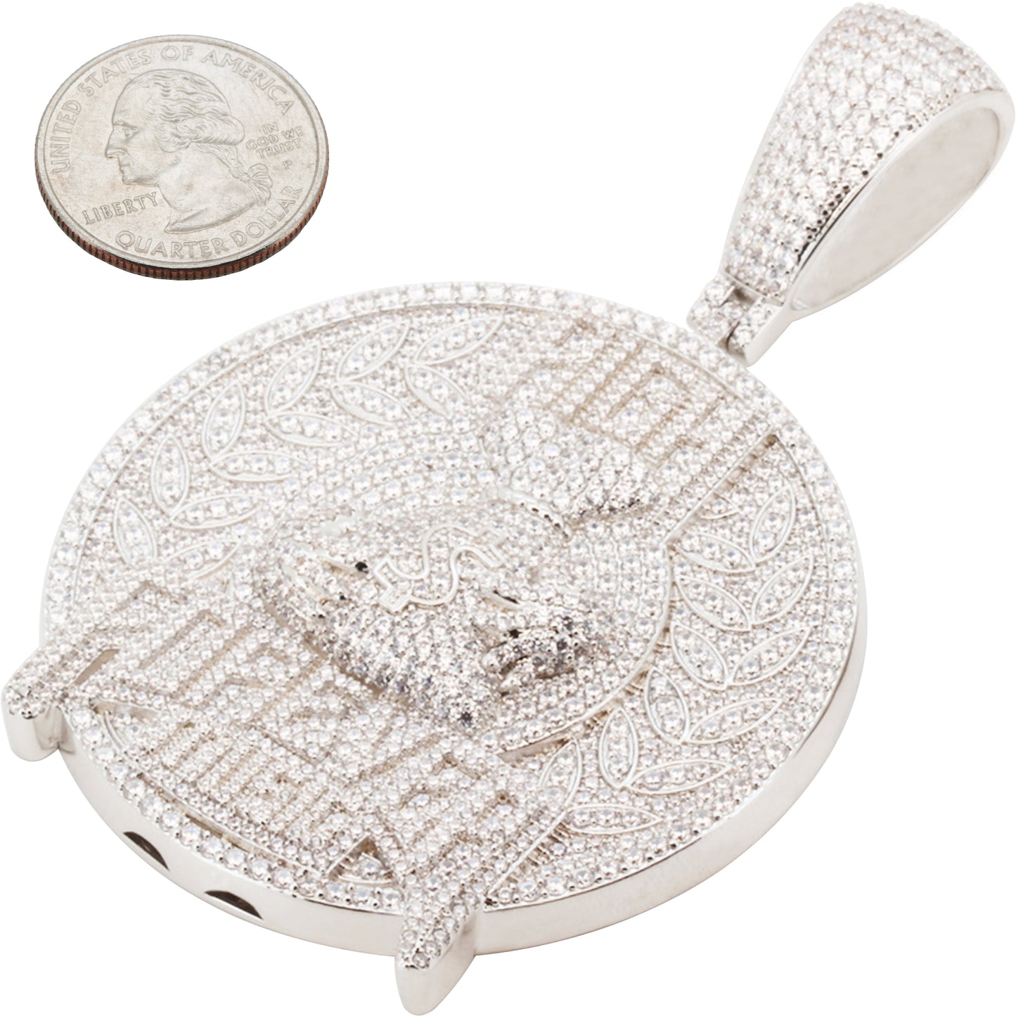 Rich Forever Music Circle Pendant