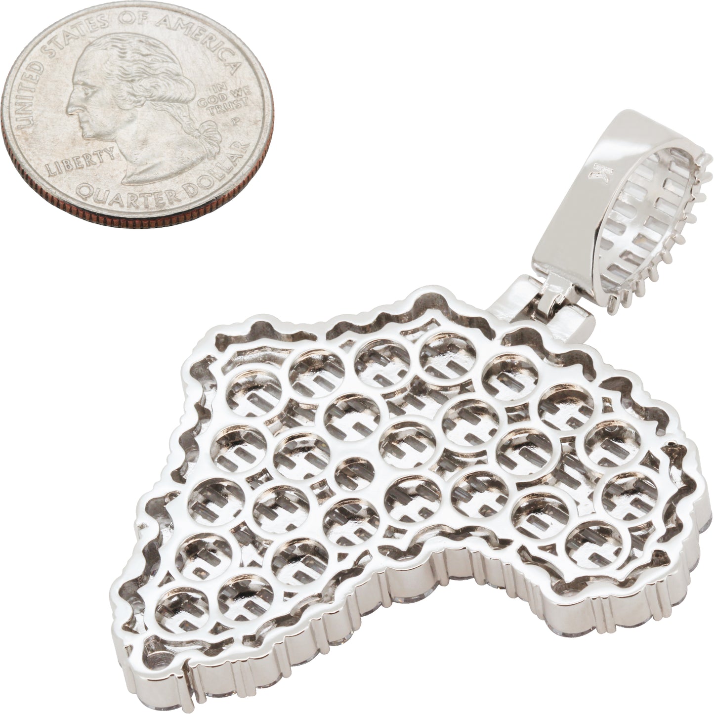 Africa Map Pendant