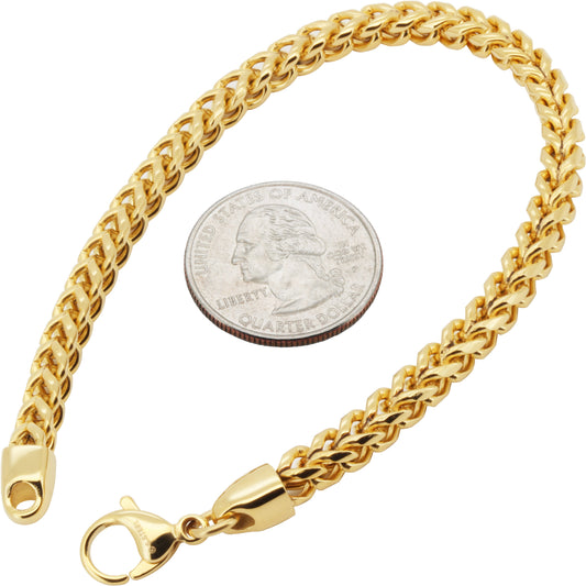 5mm Smooth Franco Bracelet 8.5"