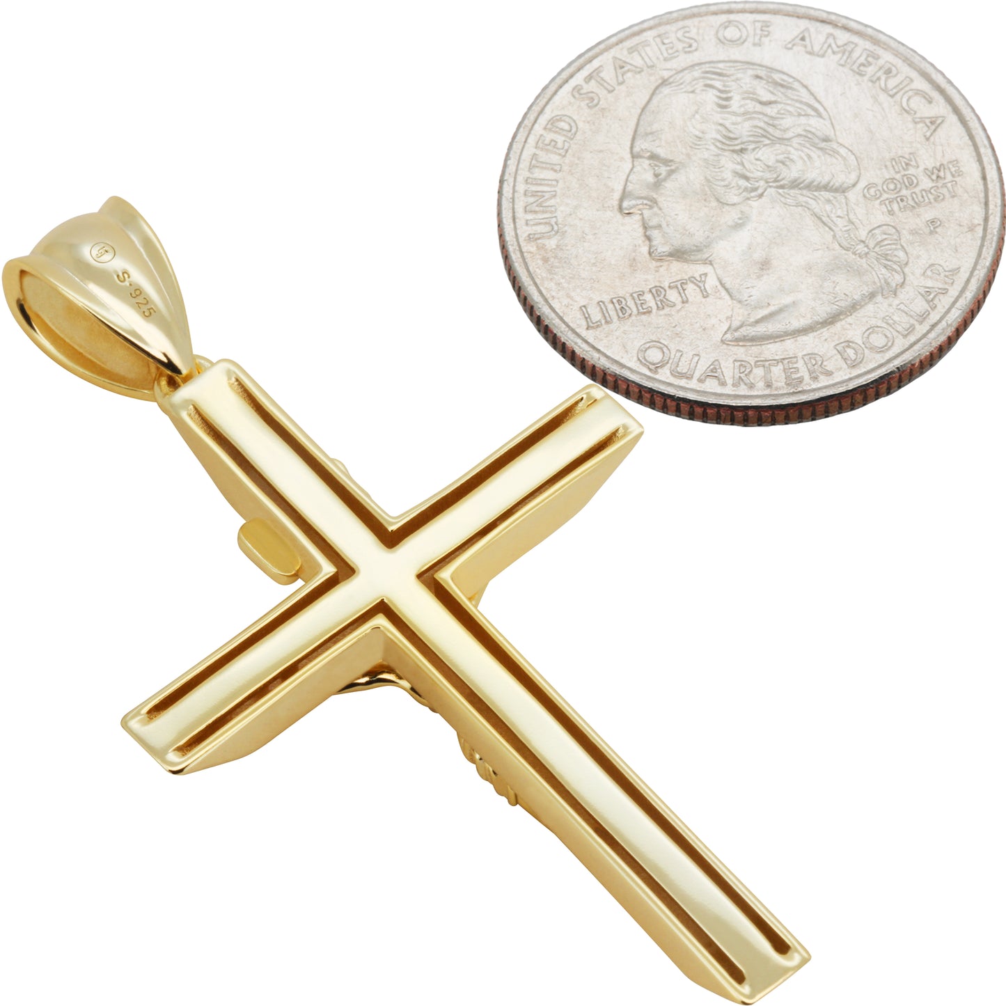 Crucifix Cross Pendant M