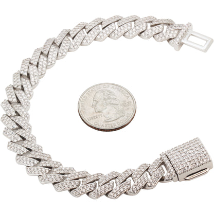 12mm Cuban Link Bracelet 8"