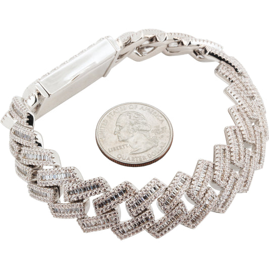 18mm Cuban Link Bracelet 8.5"