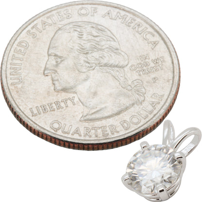 Moissanite Solitaire Pendant