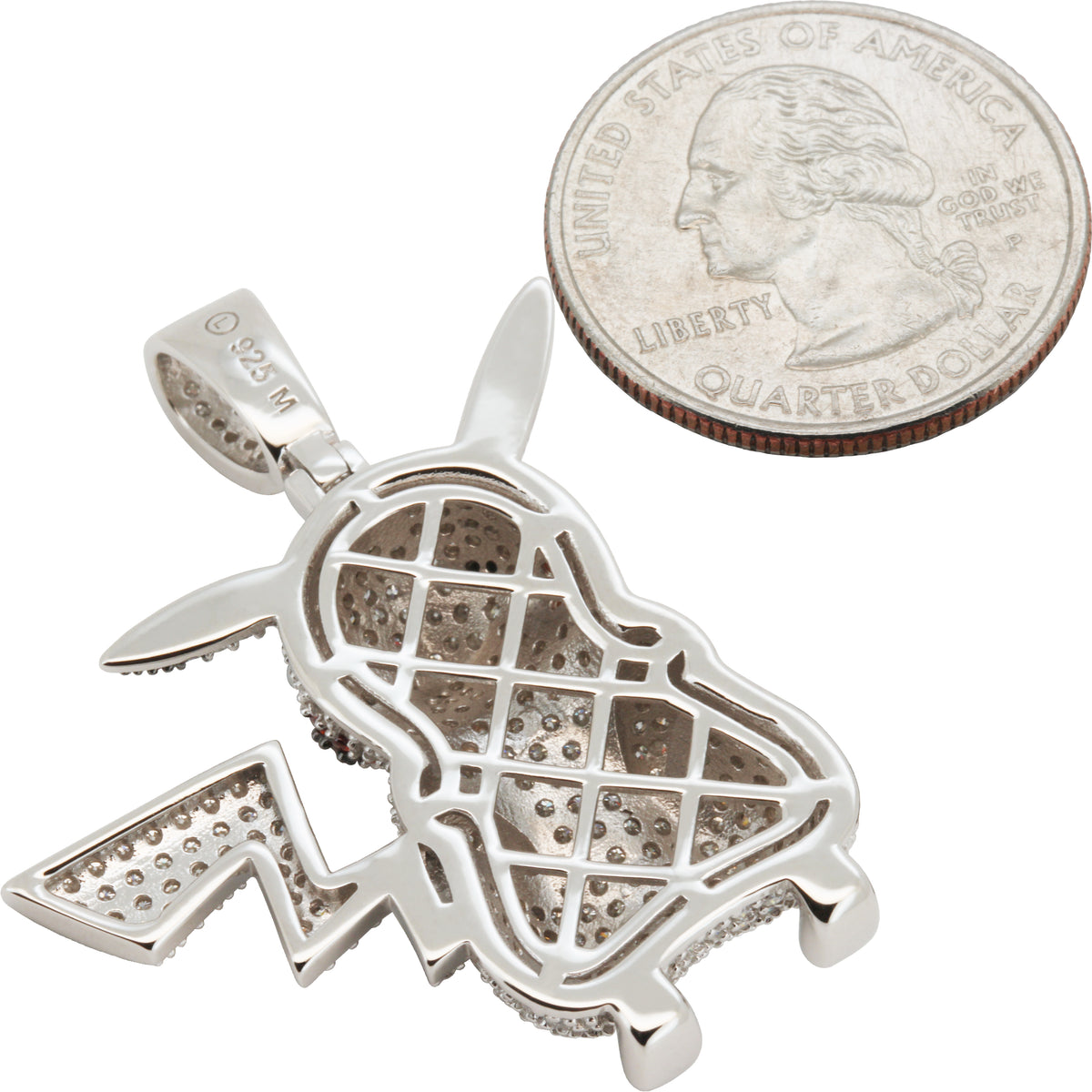 Moissanite Pokemon Pikachu Pendant