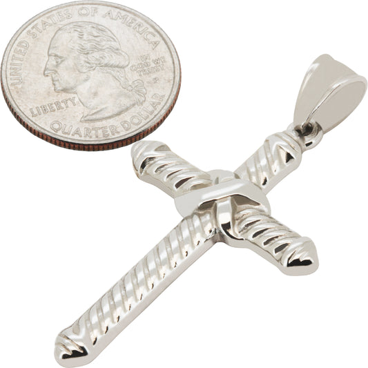 Cable Cross Pendant