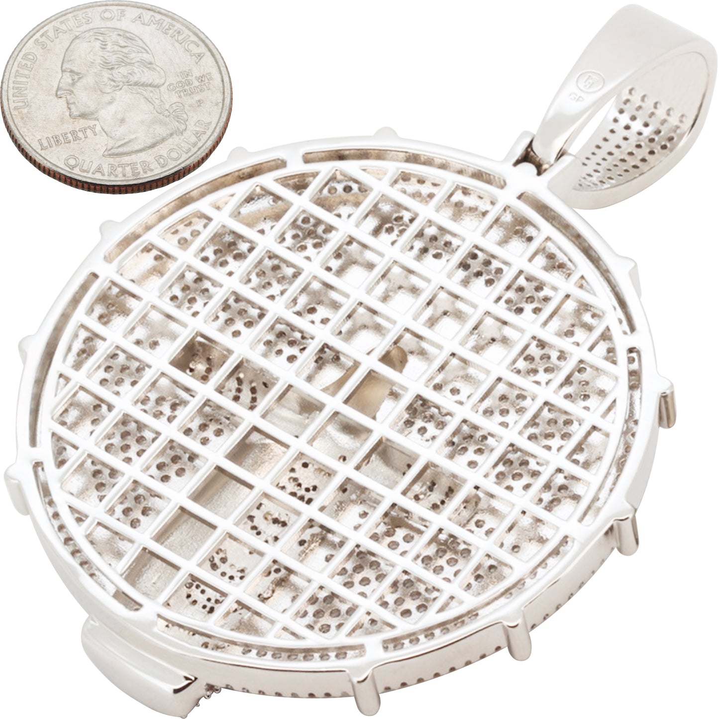 Cross Jesus Circle Pendant