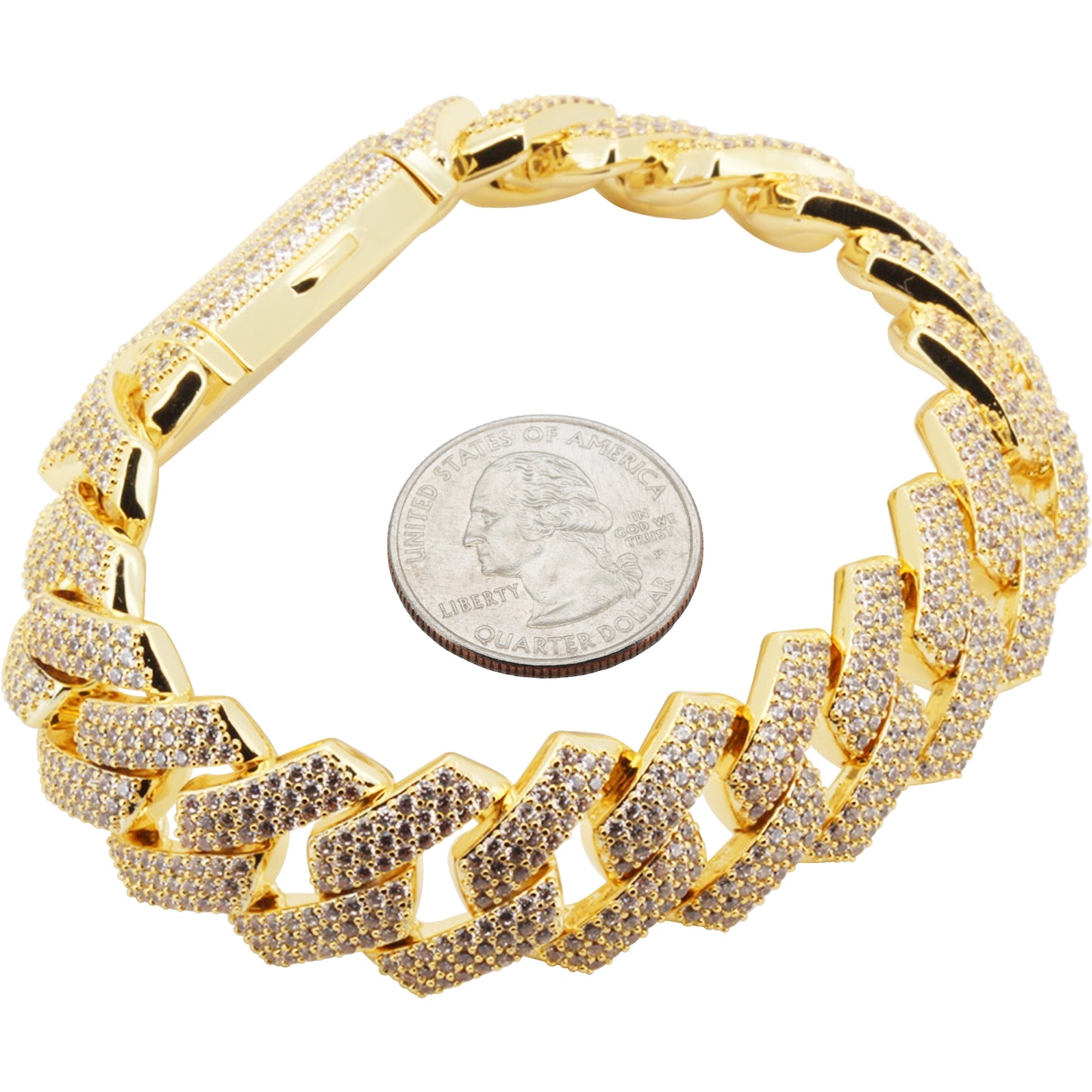 18mm Cuban Link Bracelet 8.5"