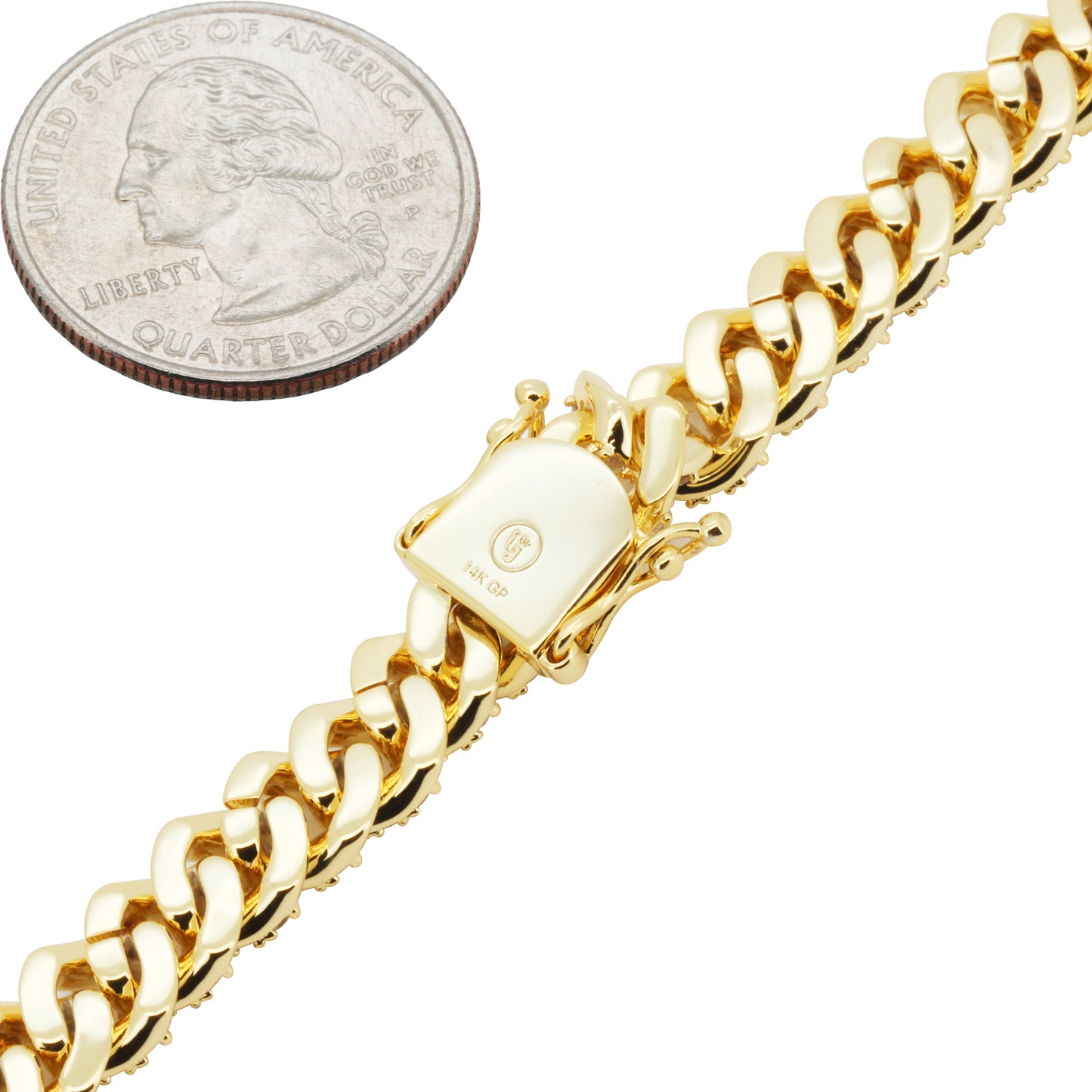 8mm Cuban Link Chain 20"