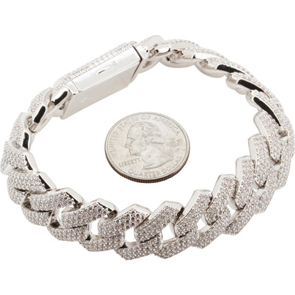 18mm Cuban Link Bracelet 8.5"