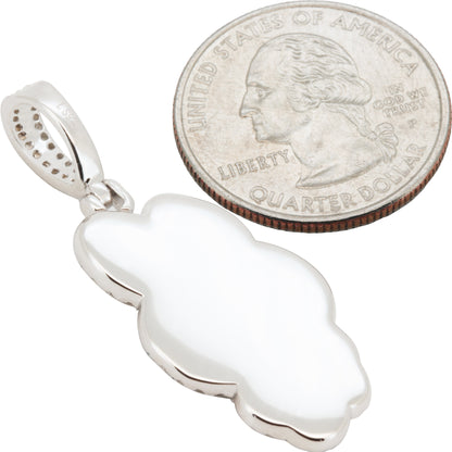 Moissanite Power Puff Girls Blossom Pendant