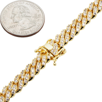 8mm Cuban Link Bracelet 8"
