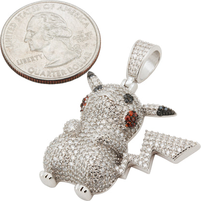 Moissanite Pokemon Pikachu Pendant