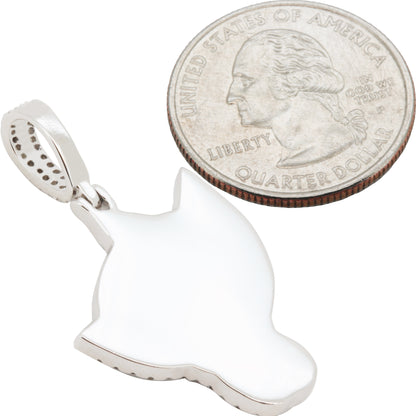 Moissanite Power Puff Girls Buttercup Pendant