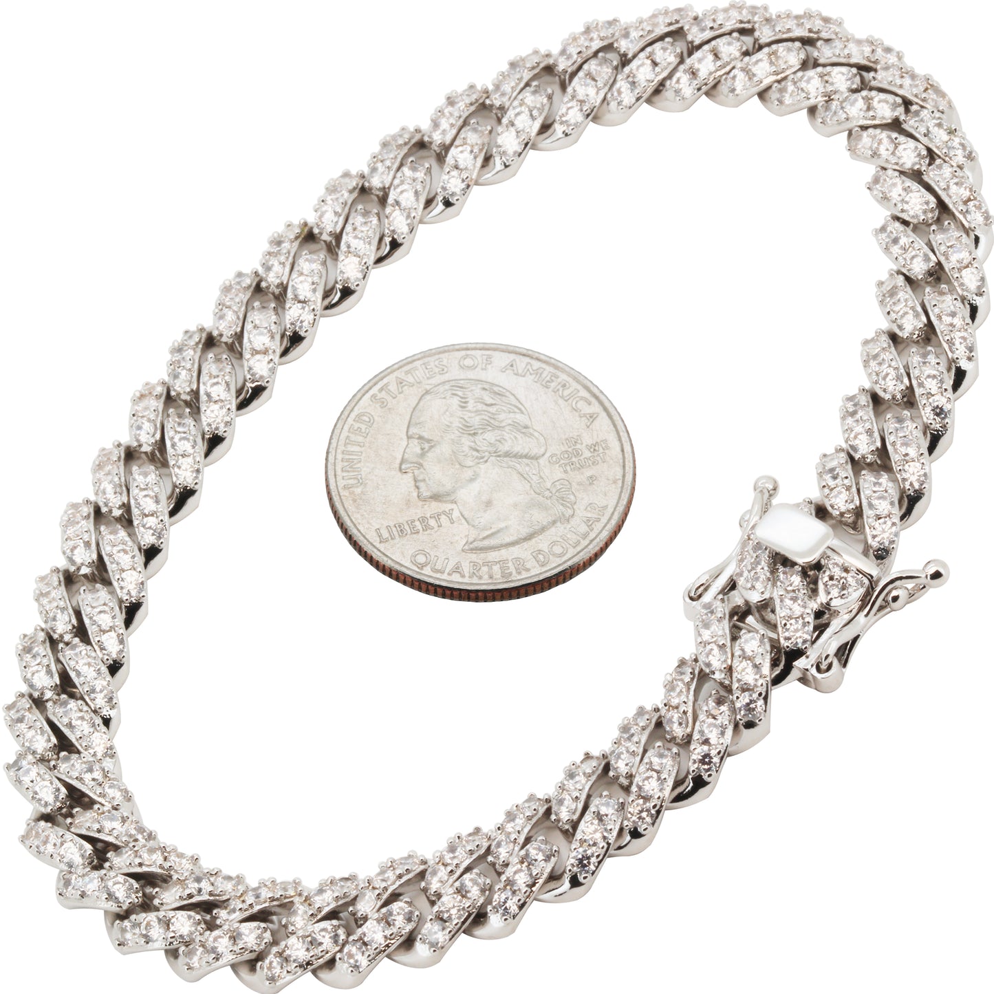 8mm Cuban Link Bracelet 8"