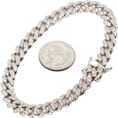 8mm Cuban Link Bracelet 8"