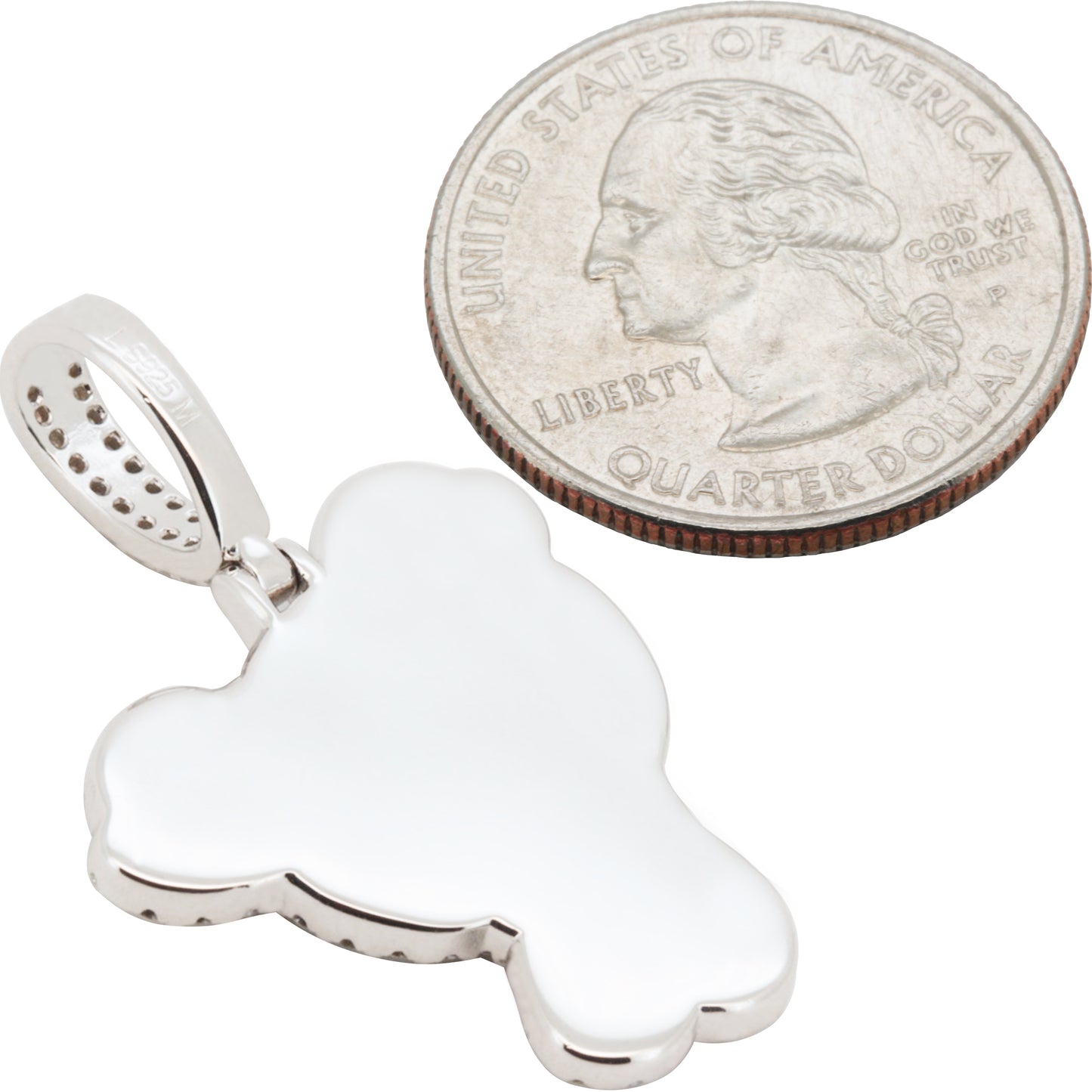 Moissanite Power Puff Girls Bubbles Pendant