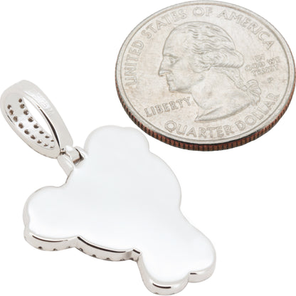 Moissanite Power Puff Girls Bubbles Pendant