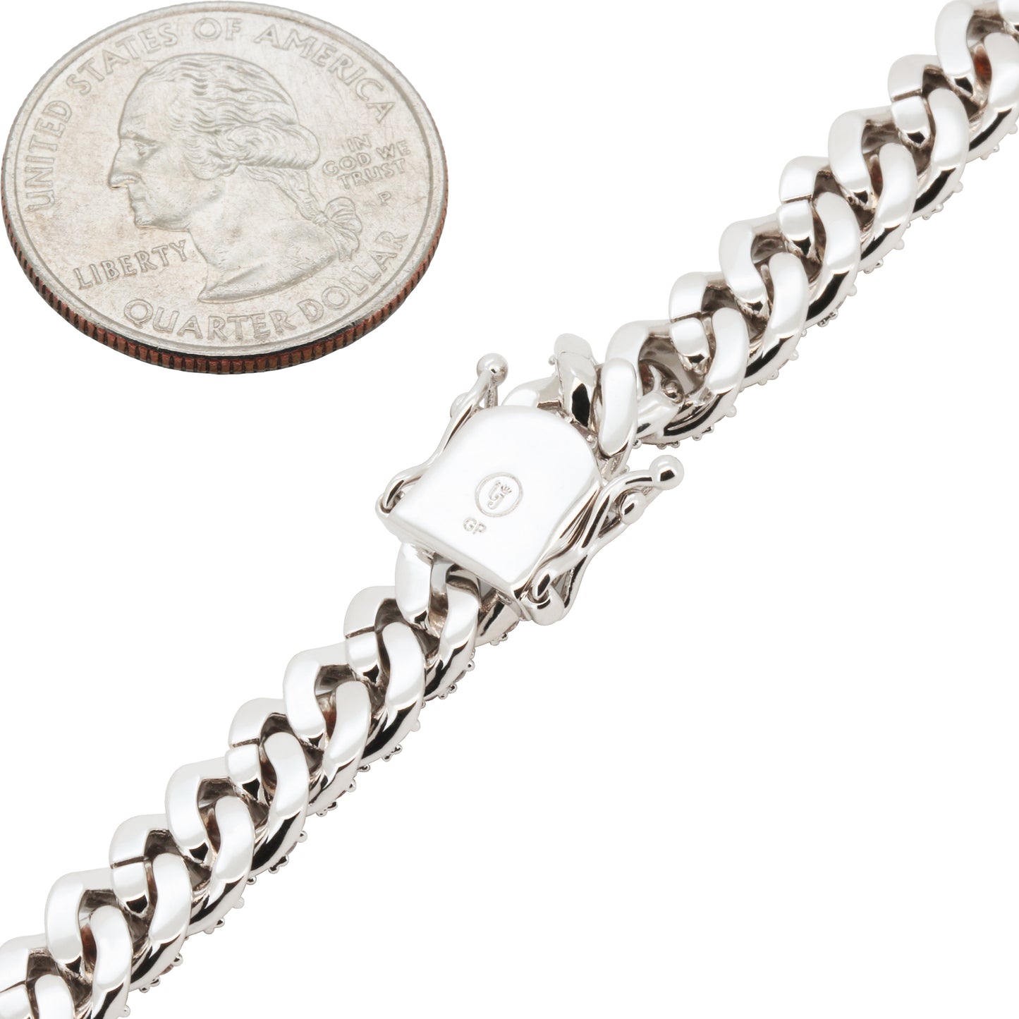 8mm Cuban Link Bracelet 8"