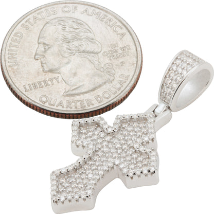 Moissanite Cross Pendant