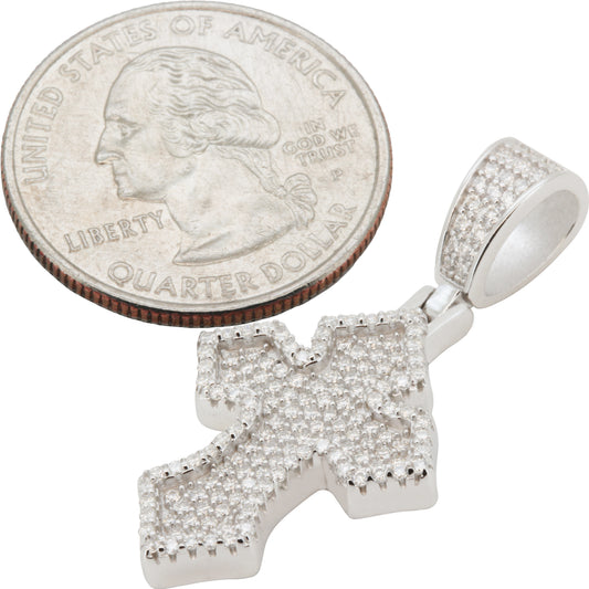 Moissanite Cross Pendant