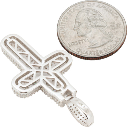 4.82ctw Moissanite Cross Pendant