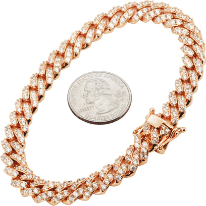8mm Cuban Link Bracelet 8"