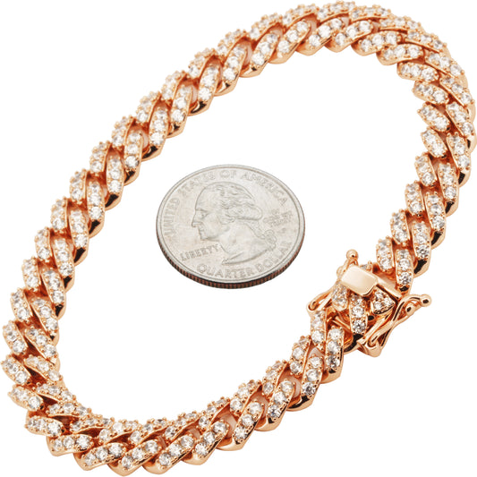 8mm Cuban Link Bracelet 8"