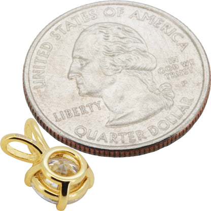 Moissanite Solitaire Pendant