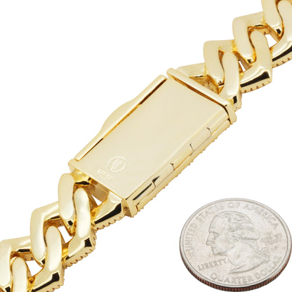 18mm Cuban Link Bracelet 8.5"