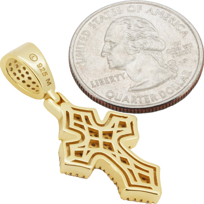 Moissanite Cross Pendant