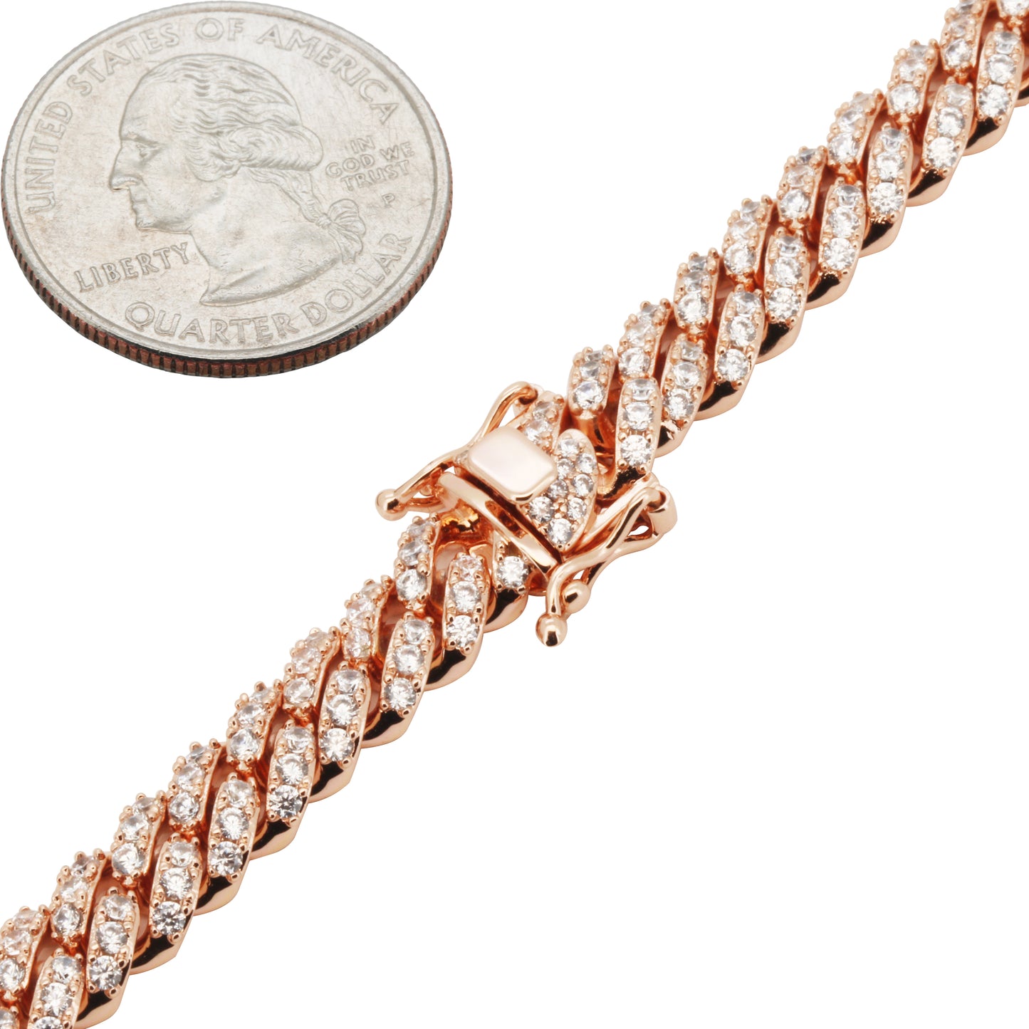 8mm Cuban Link Chain 24"