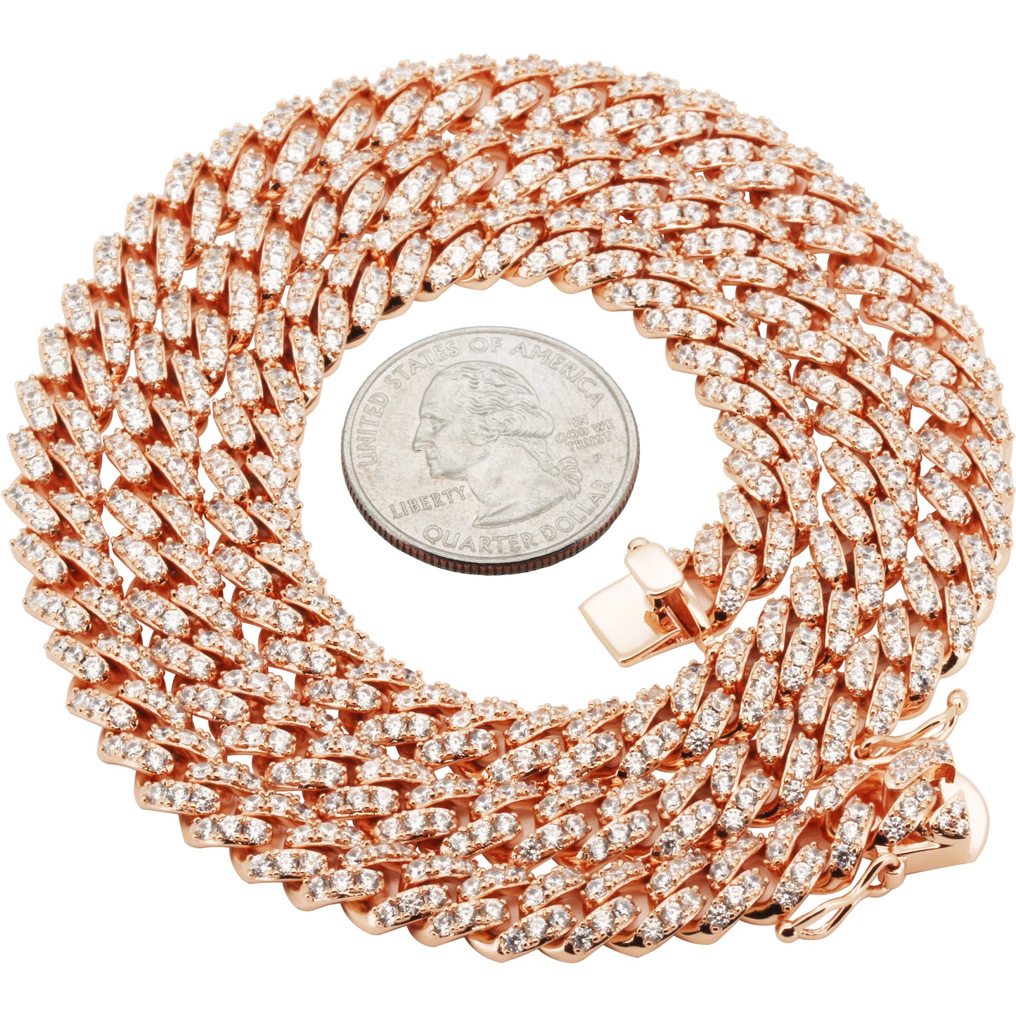 8mm Cuban Link Chain 24"
