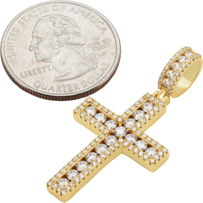 Moissanite Cross Pendant