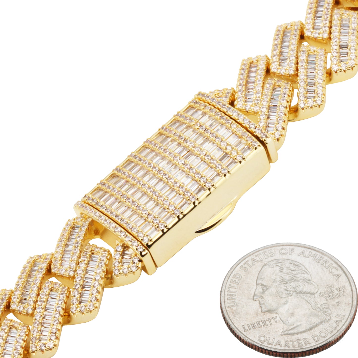 18mm Cuban Link Bracelet 8.5"