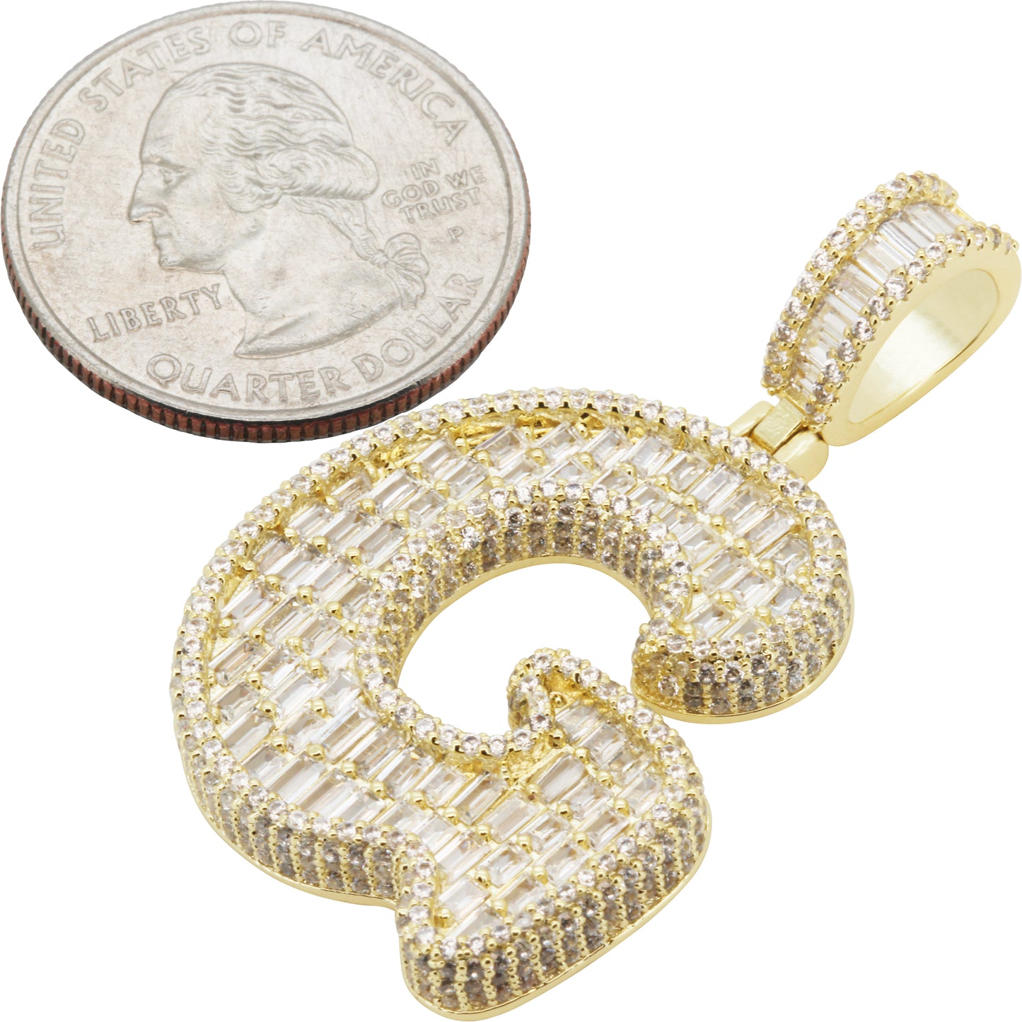 Bubble Letter G Pendant