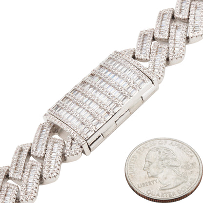 18mm Cuban Link Bracelet 8.5"