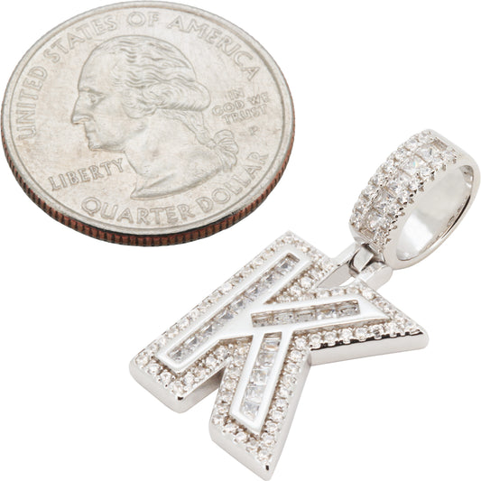 Block Letter K Pendant