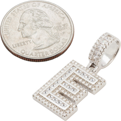 Block Letter E Pendant