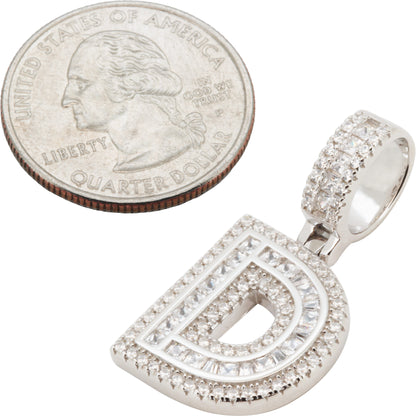 Block Letter D Pendant