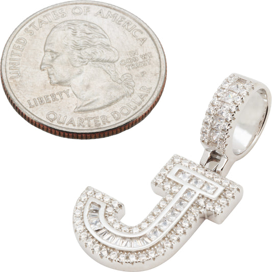 Block Letter J Pendant