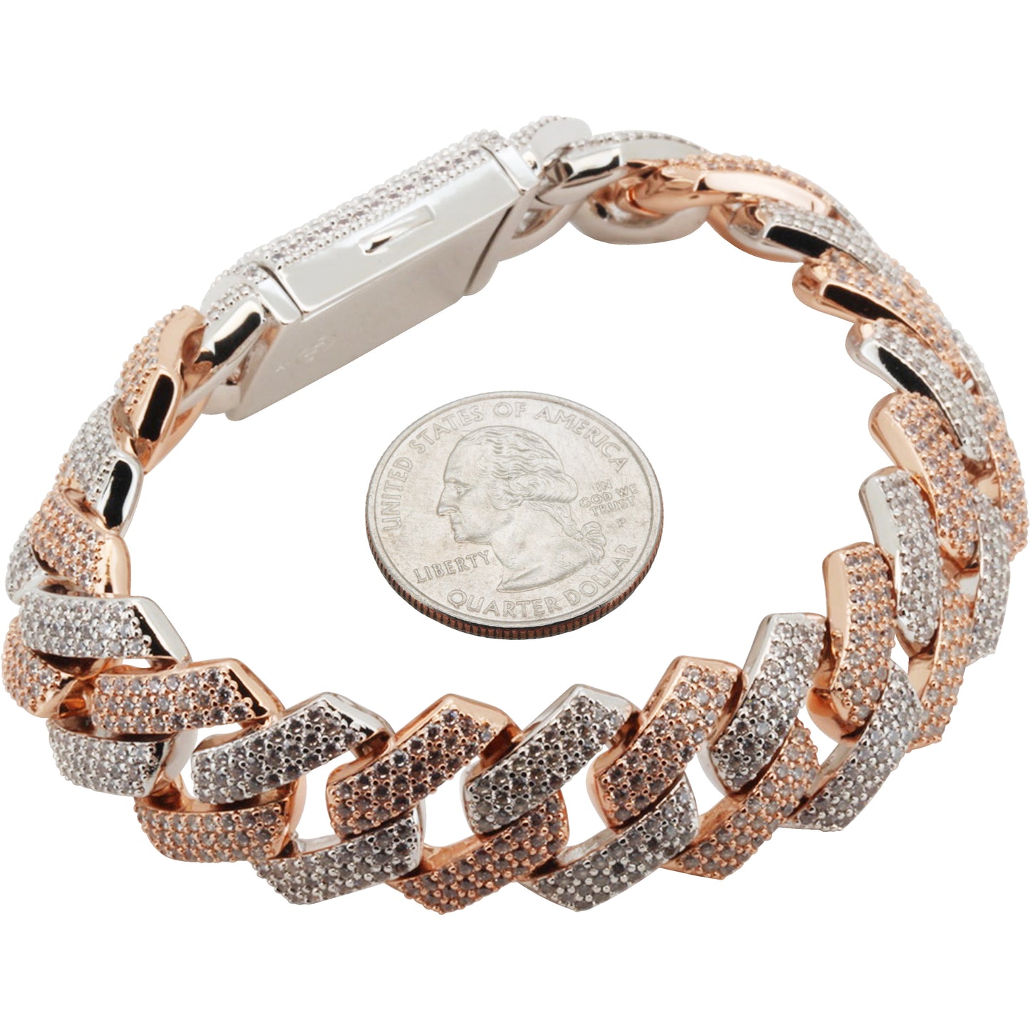 18mm Cuban Link Bracelet 8.5"