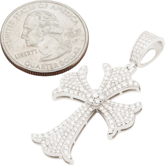 Moissanite Cross Pendant