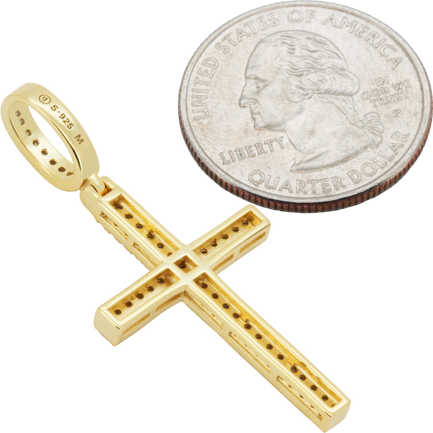 Moissanite Cross Pendant