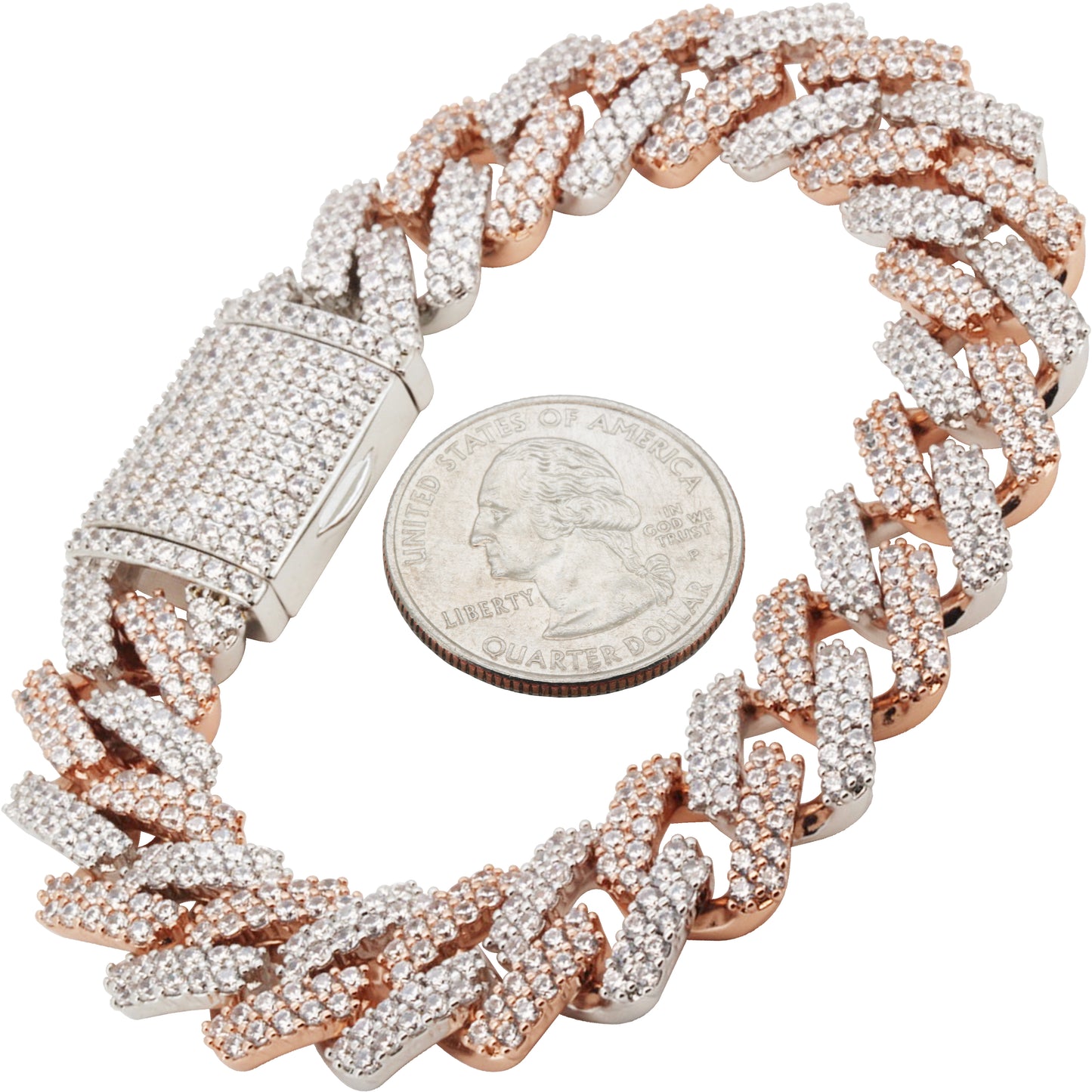 14mm Cuban Link Bracelet 8.5"