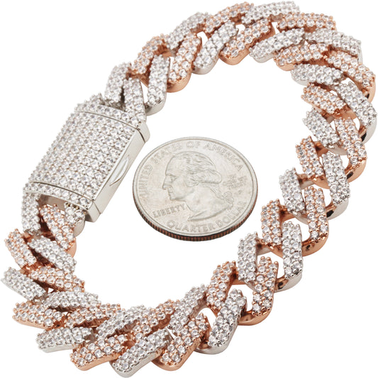 14mm Cuban Link Bracelet 8.5"
