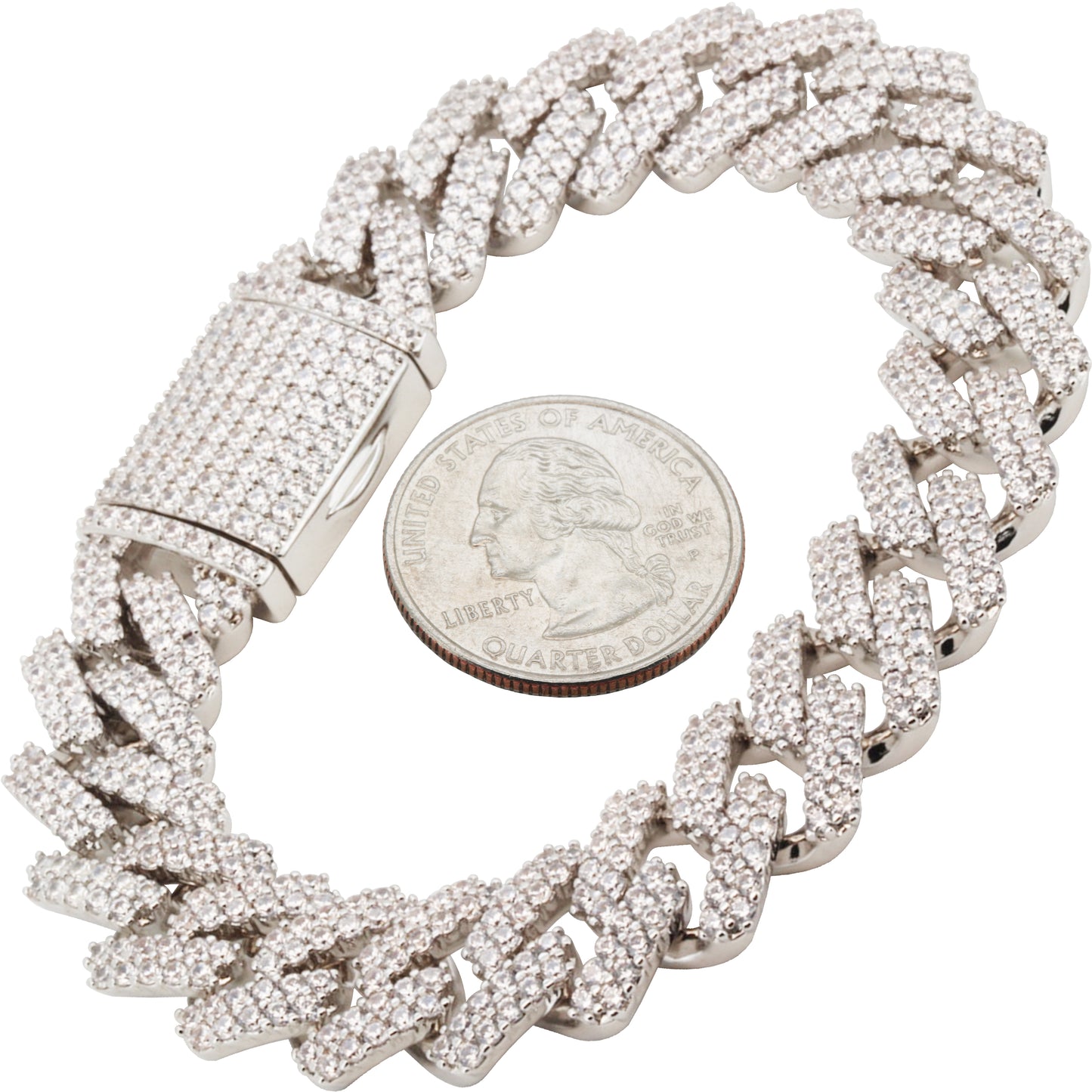 14mm Cuban Link Bracelet 8.5"