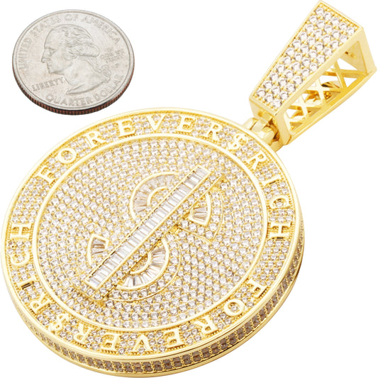 Forever Rich Circle Pendant