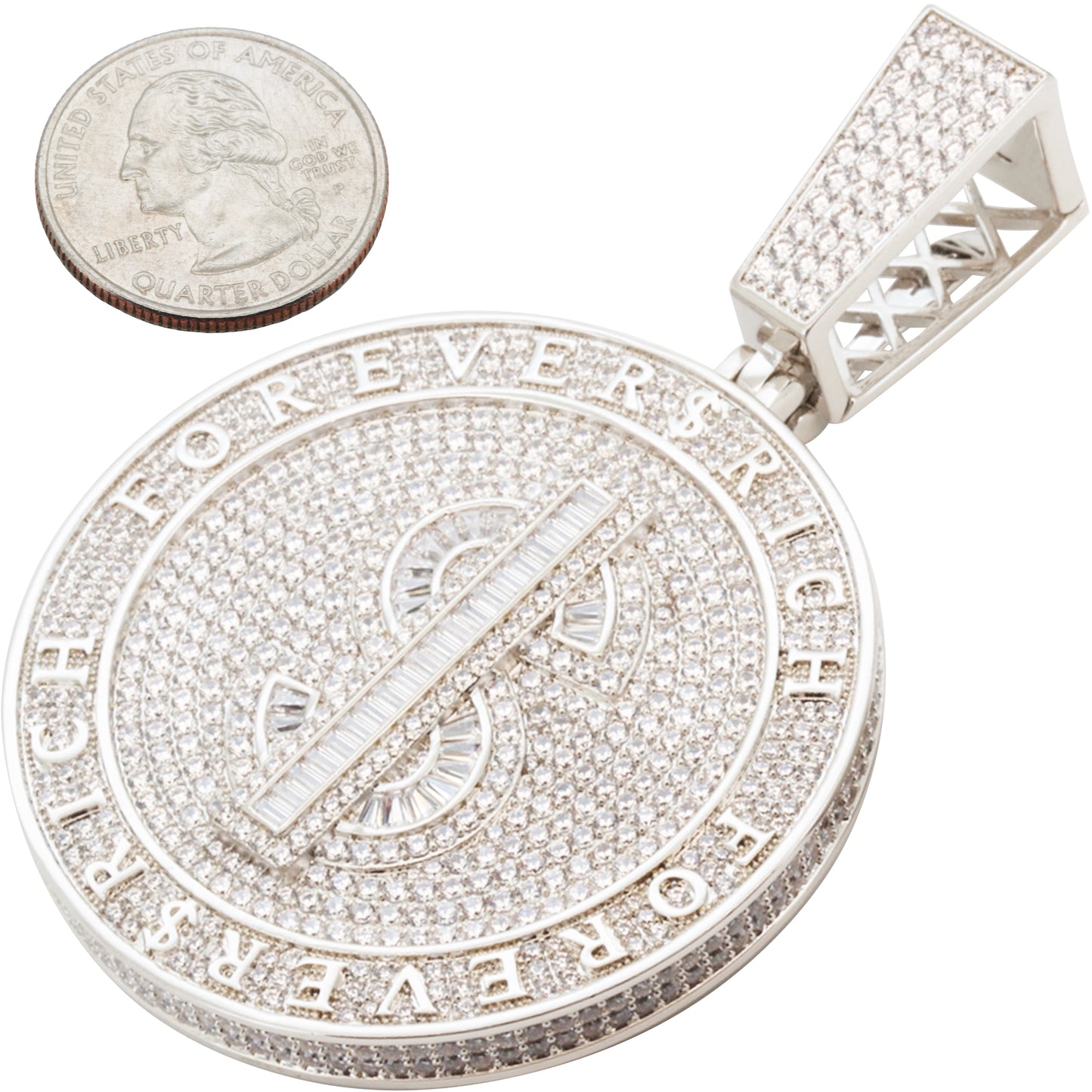 Forever Rich Circle Pendant
