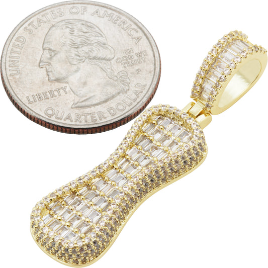 Bubble Letter I Pendant