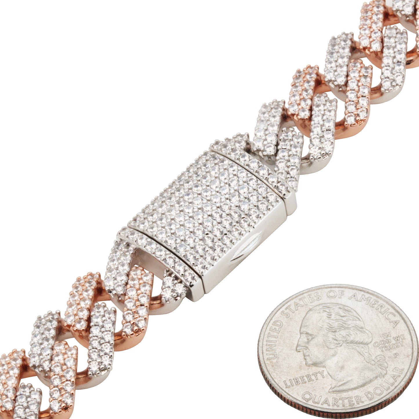 14mm Cuban Link Bracelet 8.5"